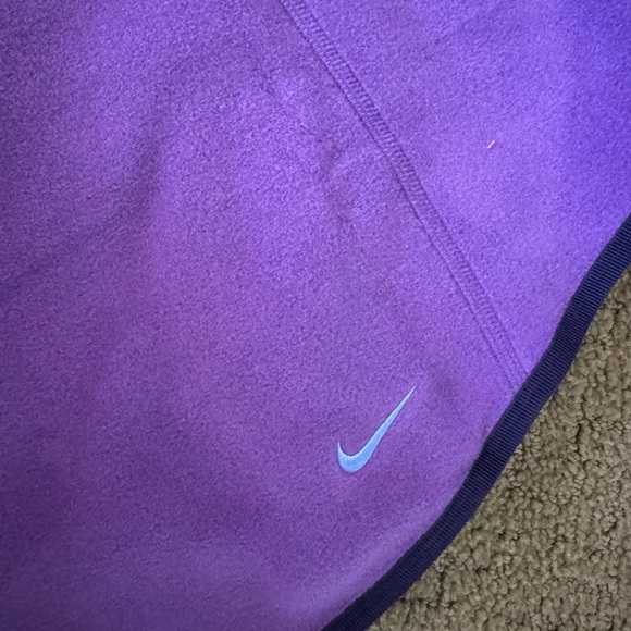 Big Kids Nike ACG Wolf Tree Loose Tunic Sweater Purple 1/4 Zip Size Large NWT - Picture 9 of 9